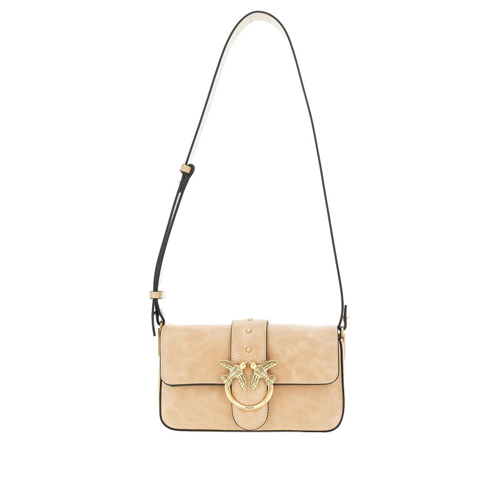 Borsa Love One mini in pelle lavata