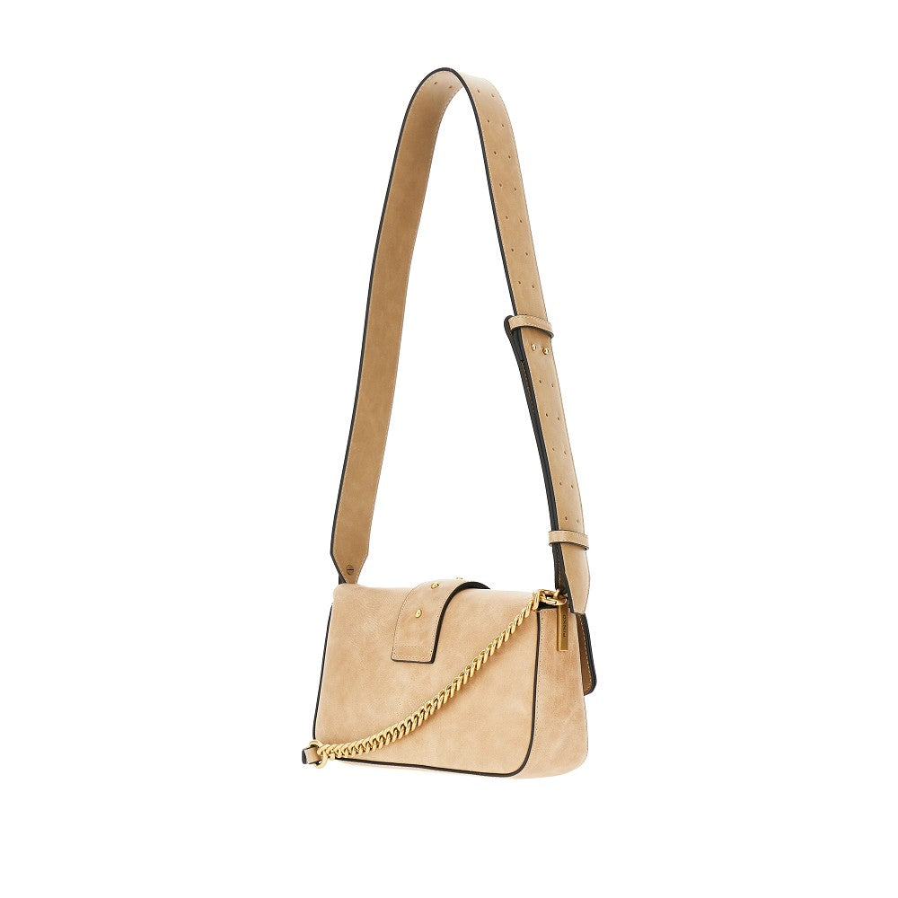 Borsa Love One mini in pelle lavata