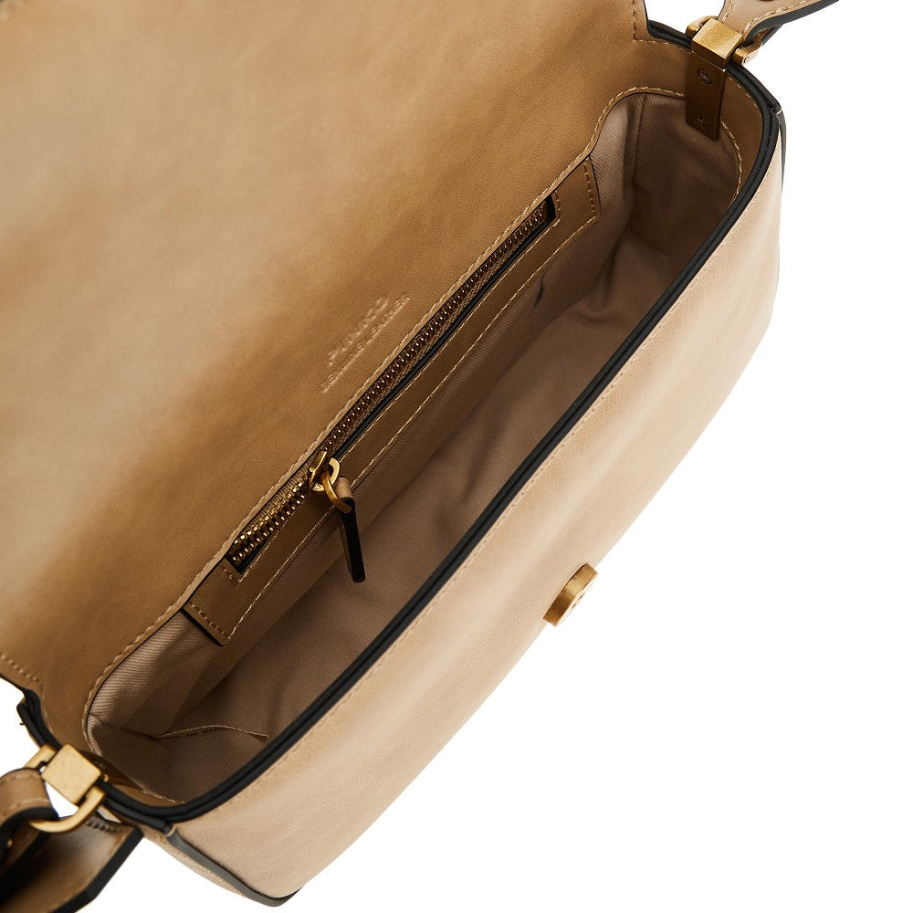 Borsa Love One mini in pelle lavata