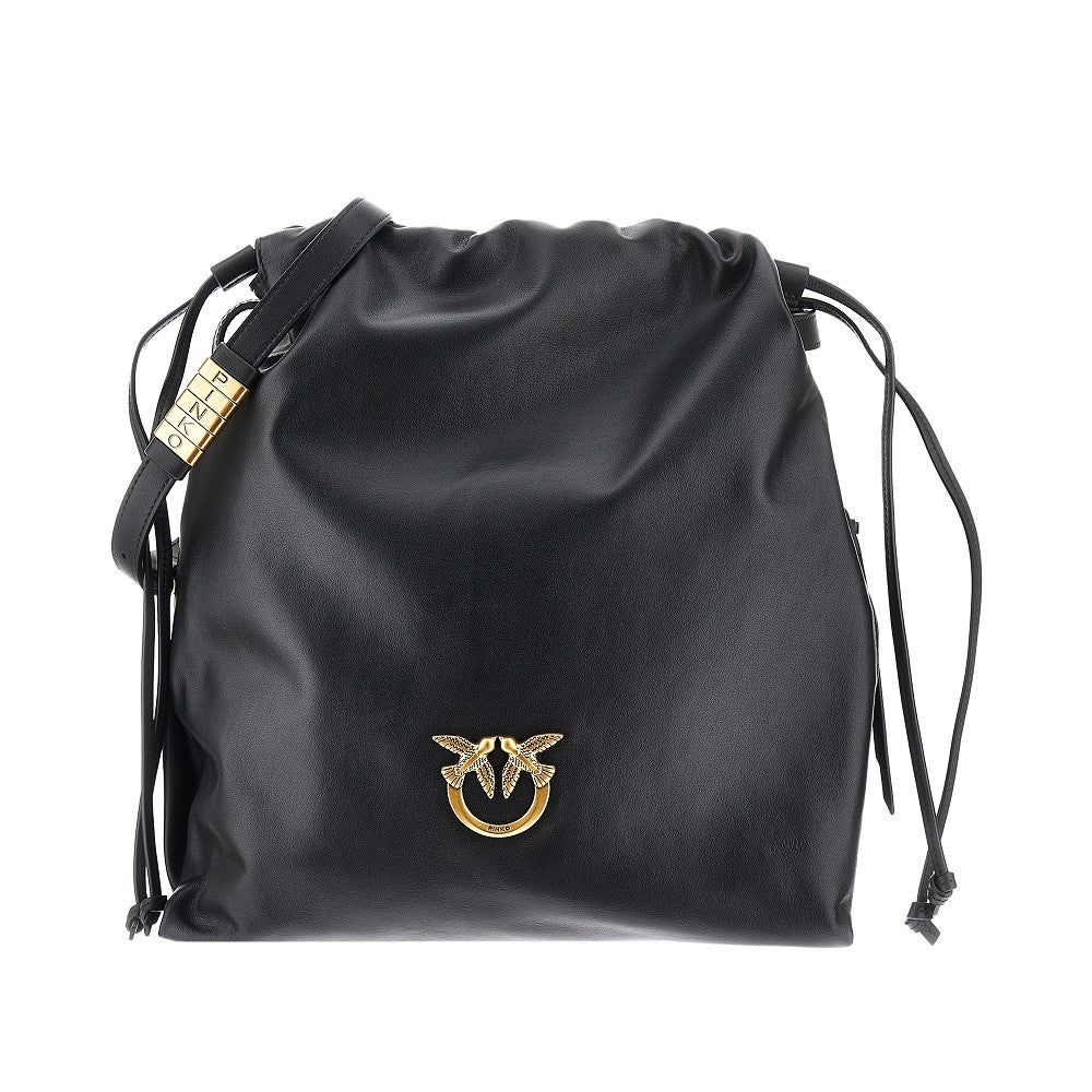 Borsa a spalla Slouchy in pelle