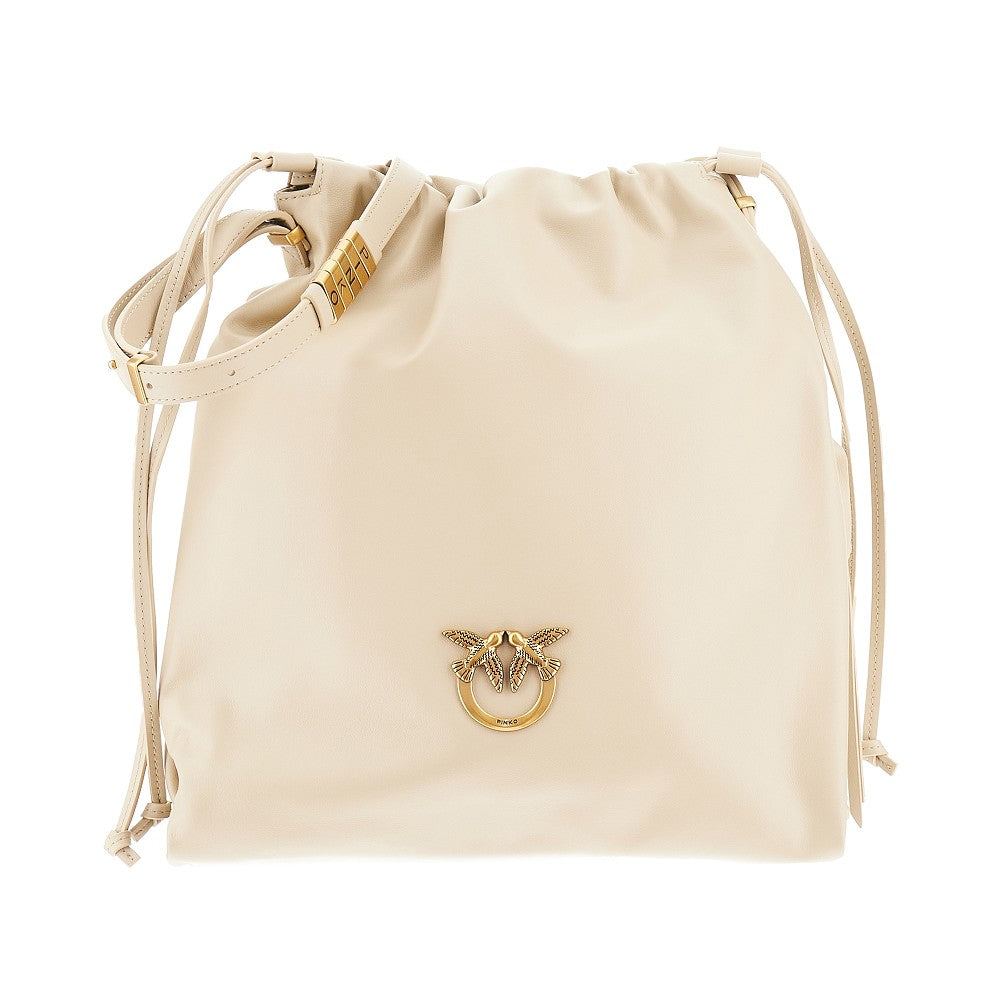 Borsa a spalla Slouchy in pelle