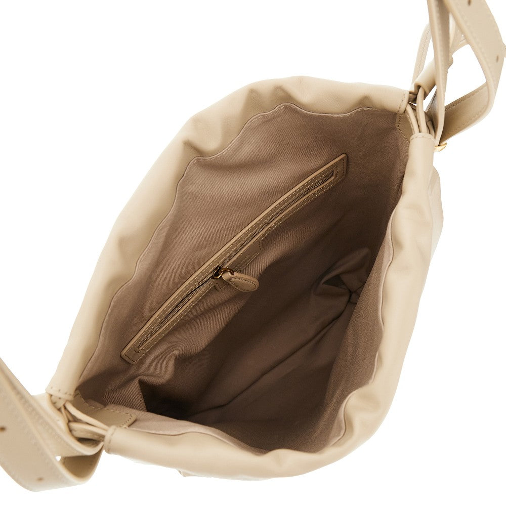 Borsa a spalla Slouchy in pelle