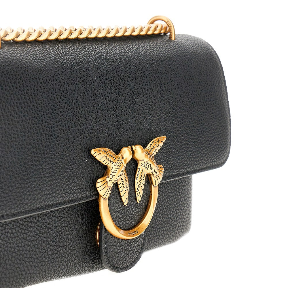 Grained leather mini 'Love One Soft' bag