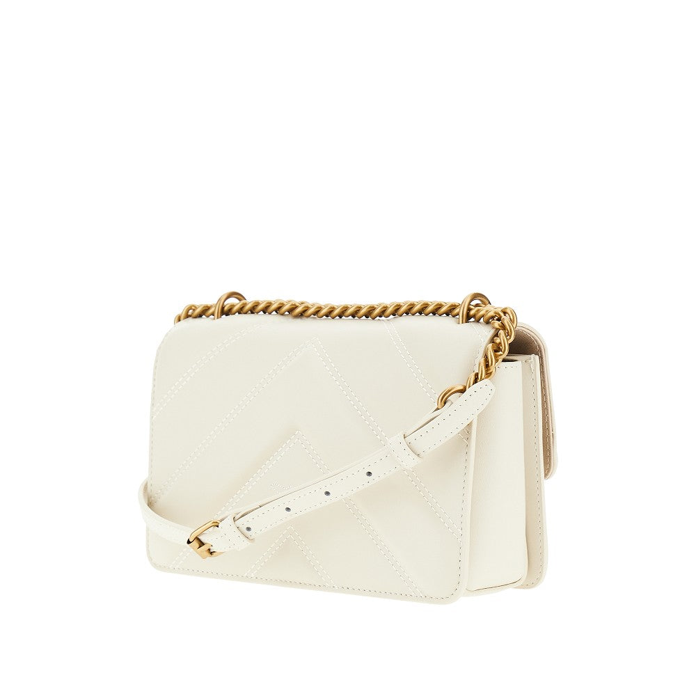 Quilted leather mini Love One bag
