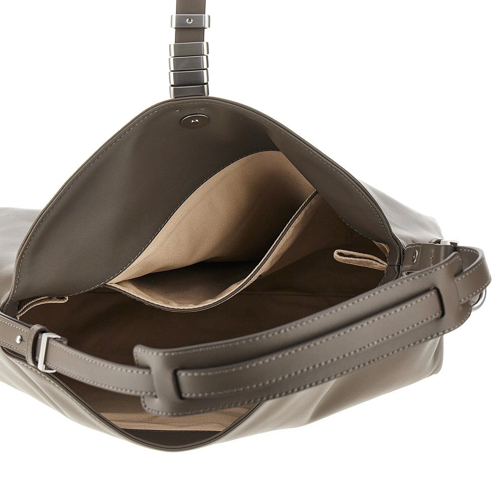 'Medium Saddle Bag Baguette' leather bag