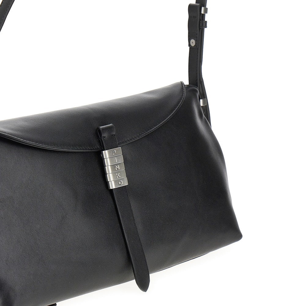 'Medium Saddle Bag Baguette' leather bag