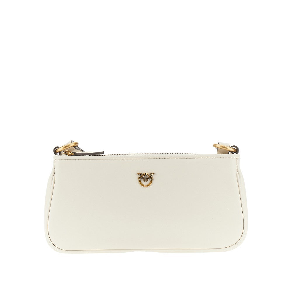 Mini borsa baguette in pelle