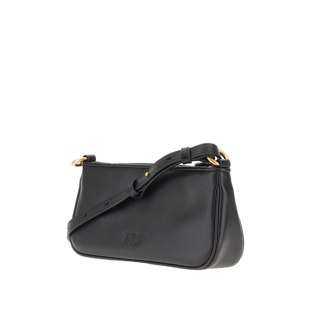Mini borsa baguette in pelle