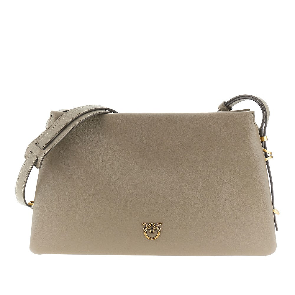 Leather 'Triplet' crossbody bag