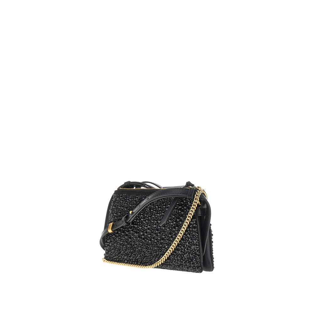 Mini Double Bag whit rhinestone