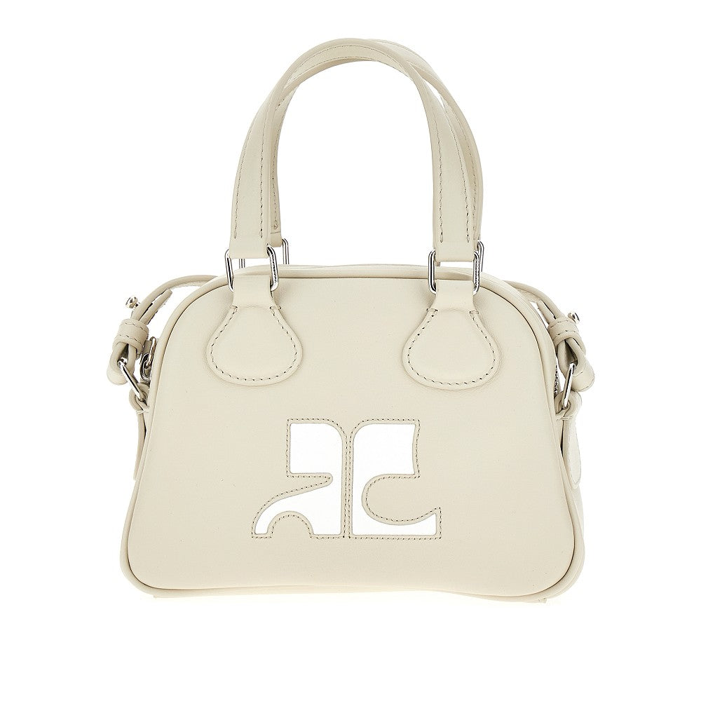 Mini bowling bag in pelle