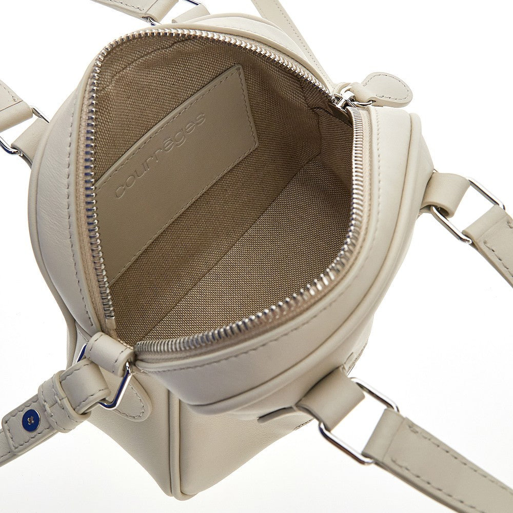 Mini bowling bag in pelle