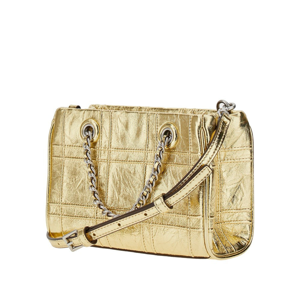 Mini shopping bag 'Fleming' in nappa laminata