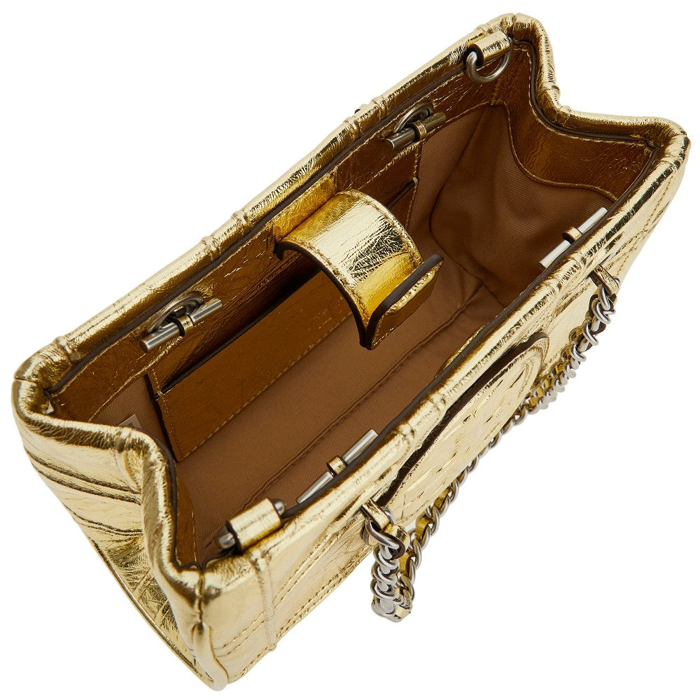 Mini shopping bag 'Fleming' in nappa laminata