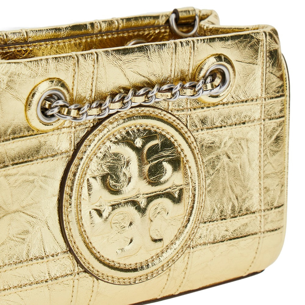 Mini shopping bag 'Fleming' in nappa laminata