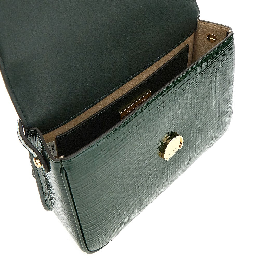 Borsa 'Robinson' in pelle goffrata