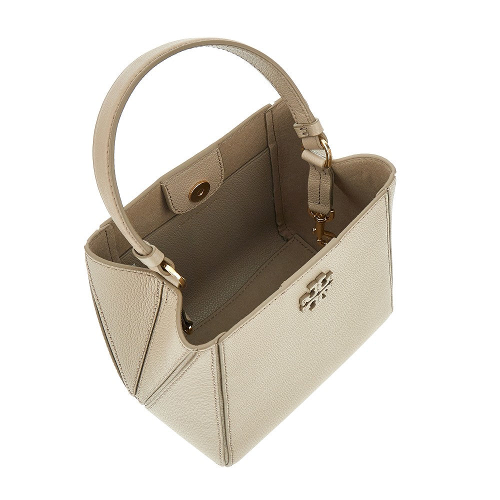 Borsa secchiello 'McGraw' piccola in pelle