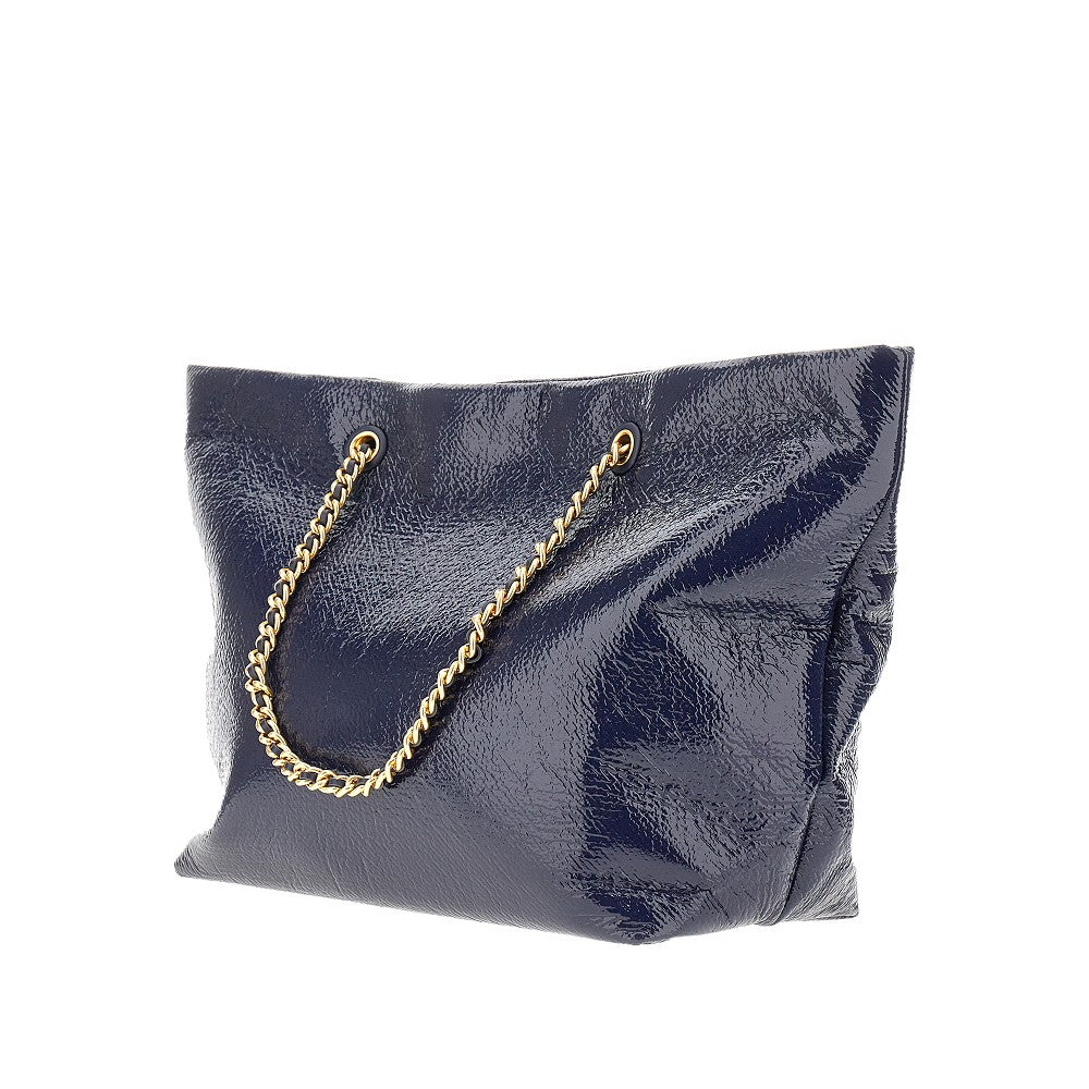Shopping bag 'Ella' in vernice increspata