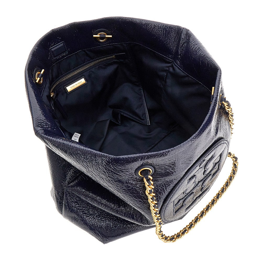Shopping bag 'Ella' in vernice increspata