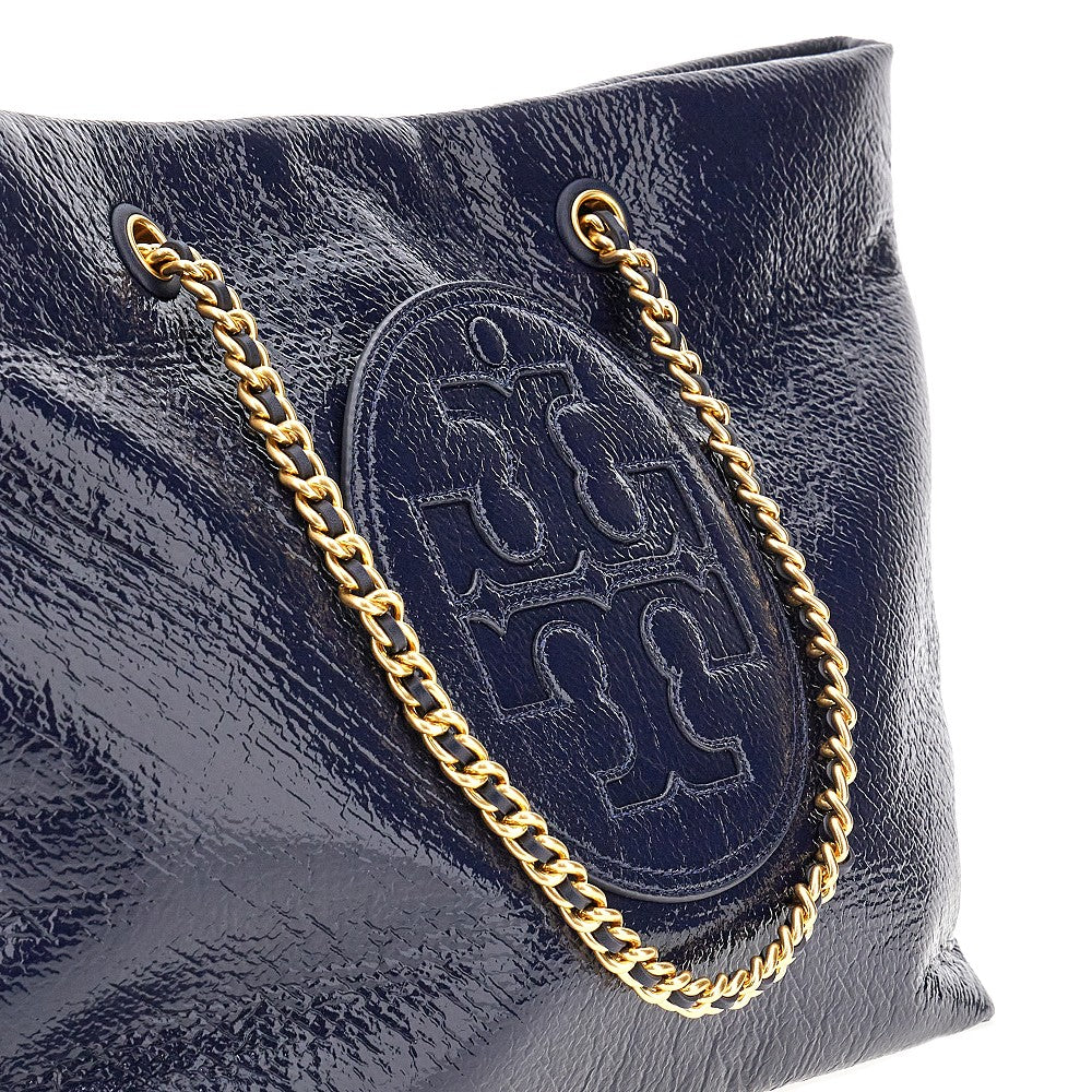Shopping bag 'Ella' in vernice increspata
