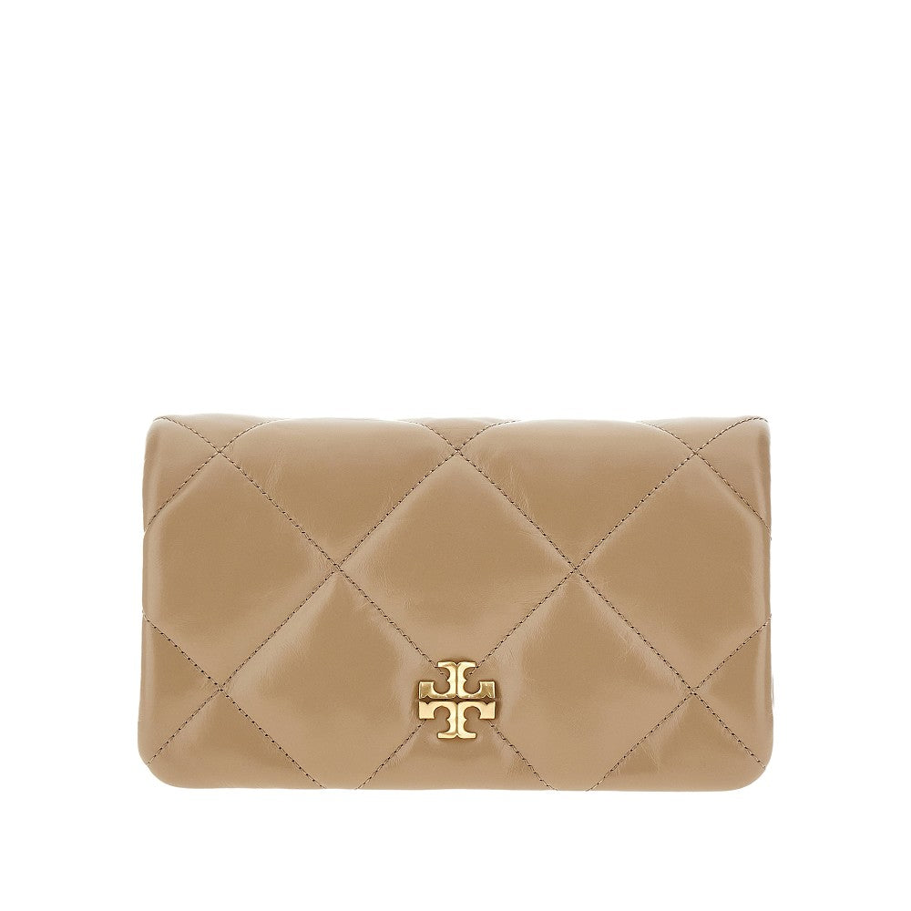 Clutch 'Kira' in pelle con catena