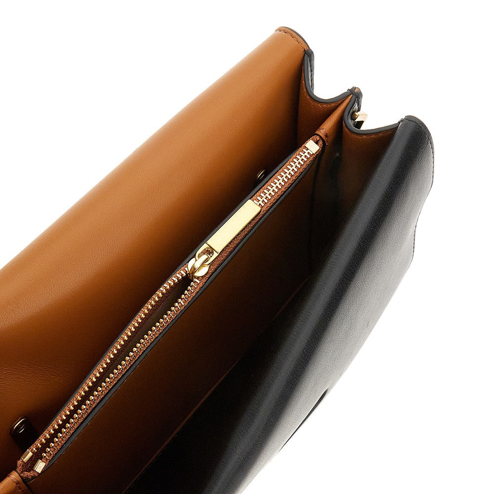 'Lee Radziwill' leather shoulder bag