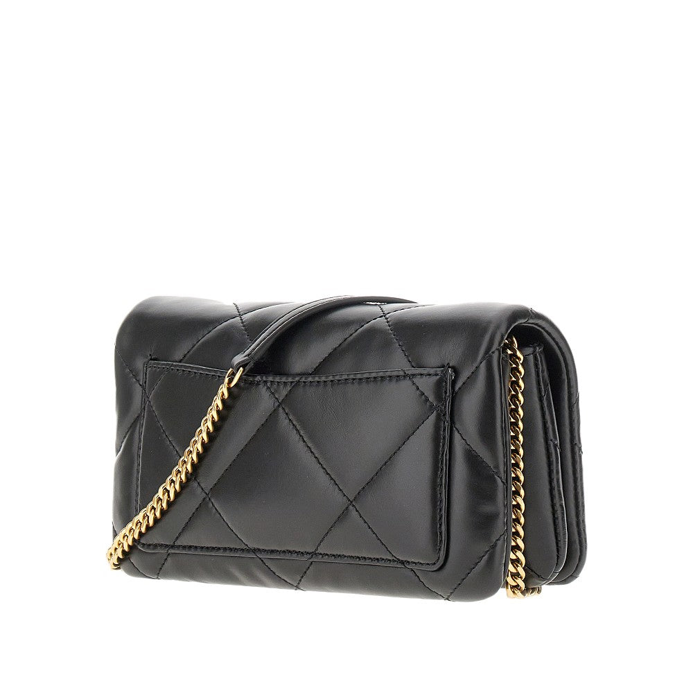 Clutch 'Kira' in nappa trapuntata con catena