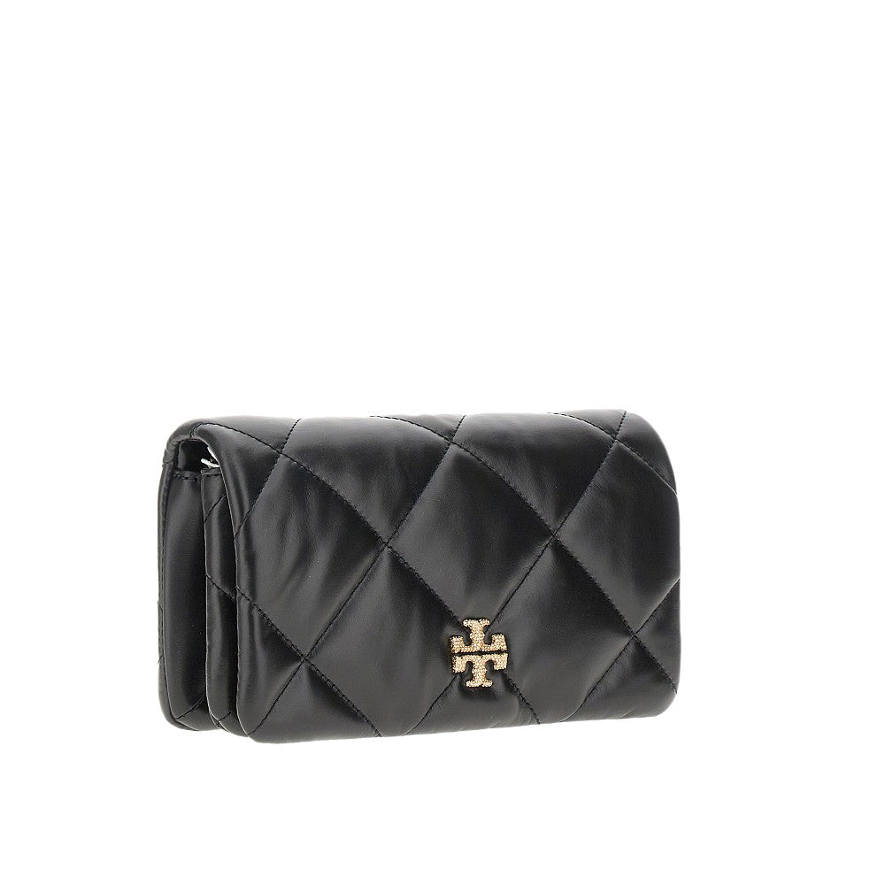 Clutch 'Kira' in nappa trapuntata con catena