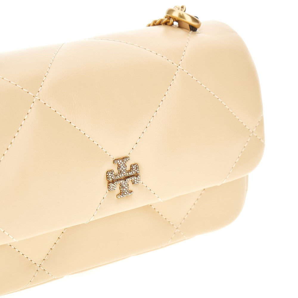 Quilted leather mini 'Kira' bag