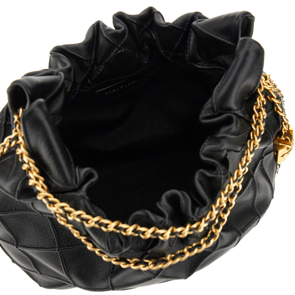Leather mini 'Fleming' hobo bag