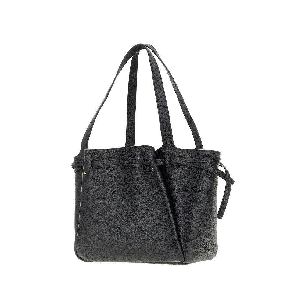 'Romy' leather shopping bag