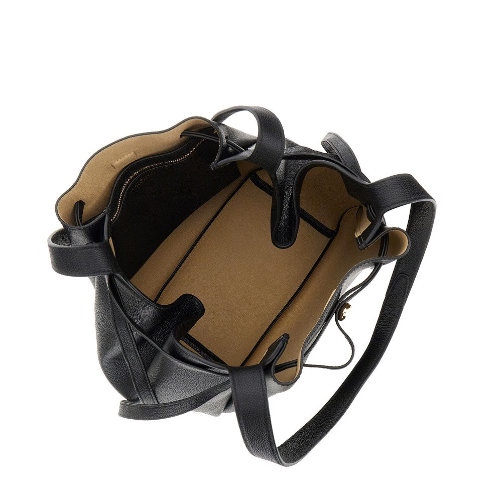 'Romy' leather shopping bag