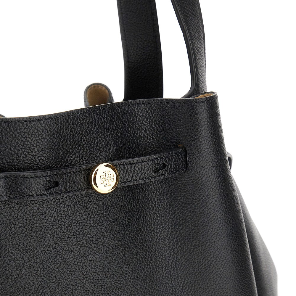 'Romy' leather shopping bag