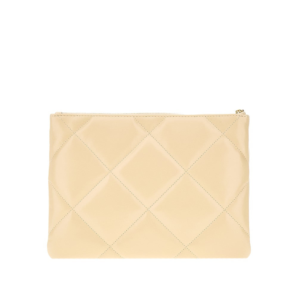 Quilted leather 'Kira' pouch