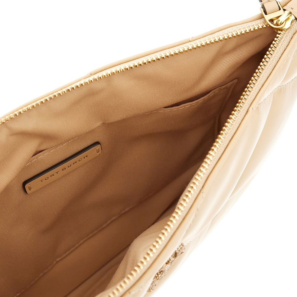 Quilted leather 'Kira' pouch