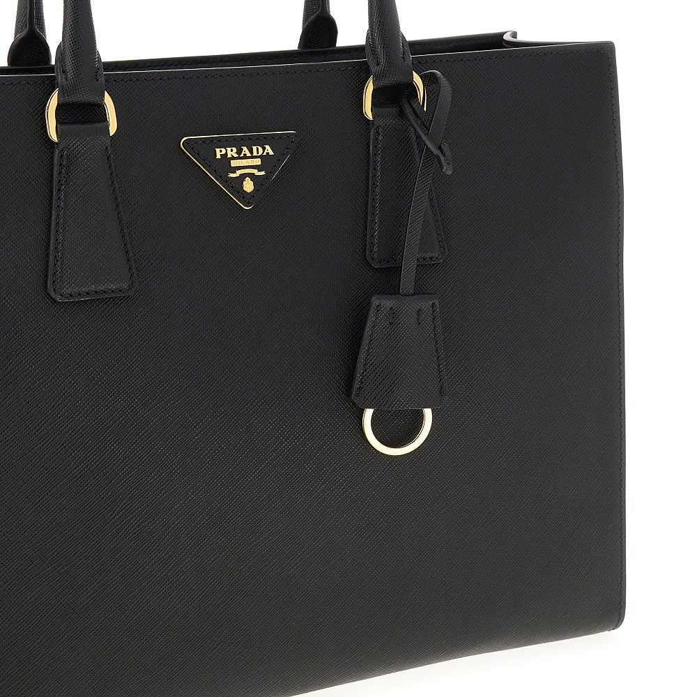 Borsa shopping in pelle Saffiano