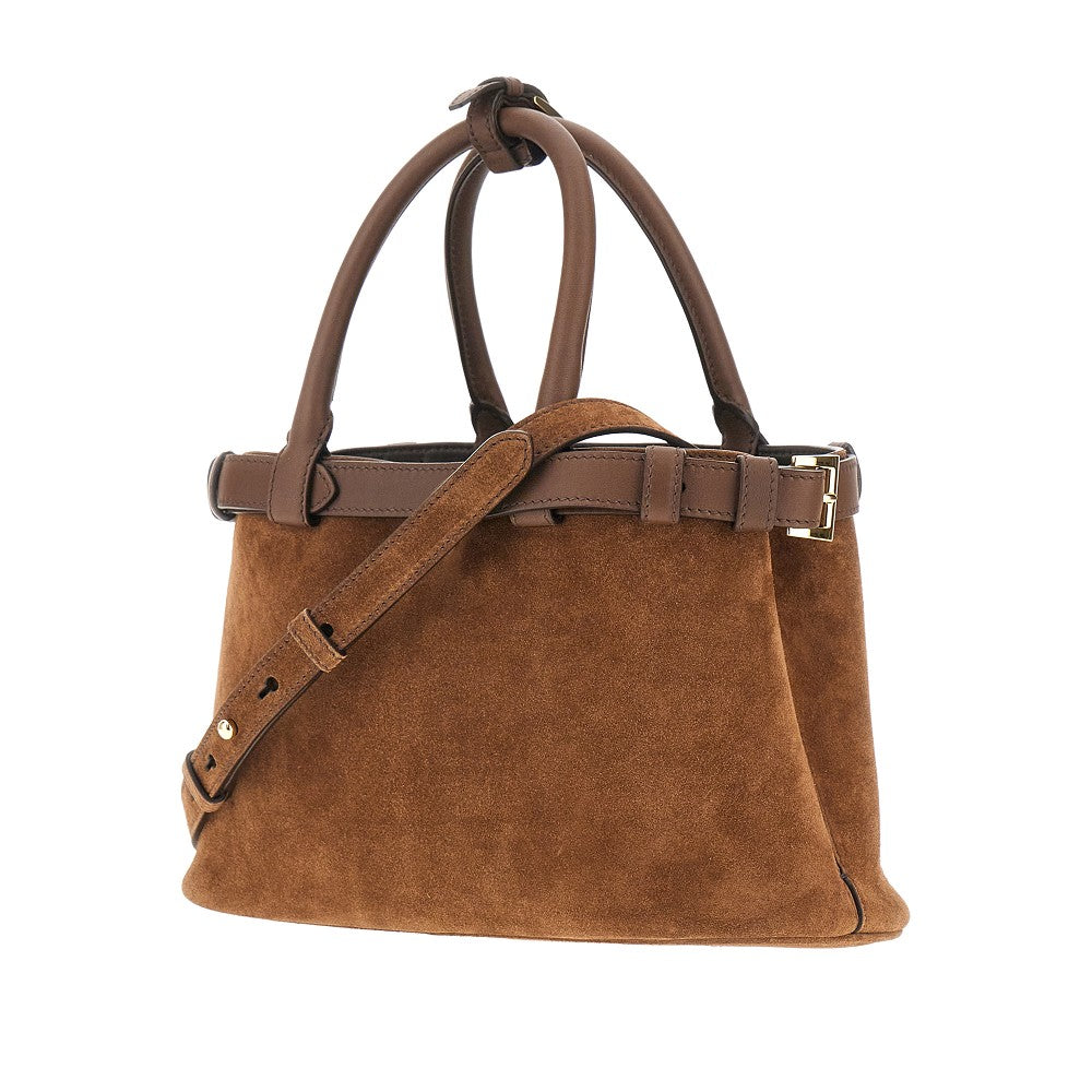 Small 'Prada Buckle' bag with double belt
