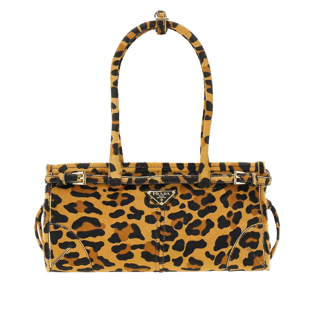 Borsa media in cavallino stampa leopardo