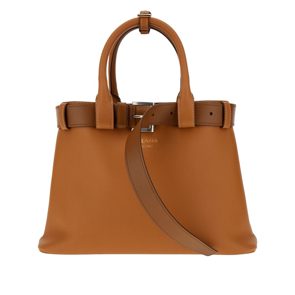 Borsa 'Prada Buckle' media in pelle