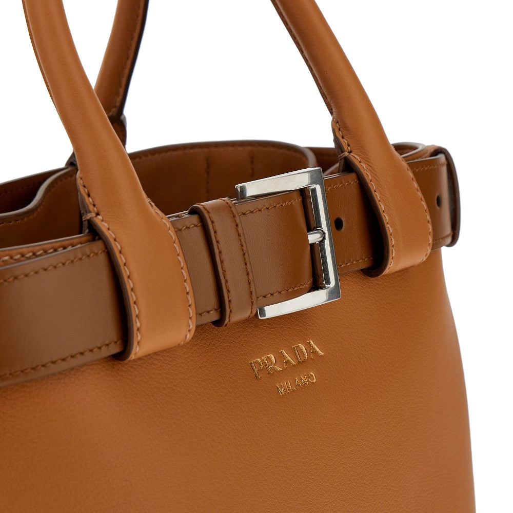 Borsa 'Prada Buckle' media in pelle
