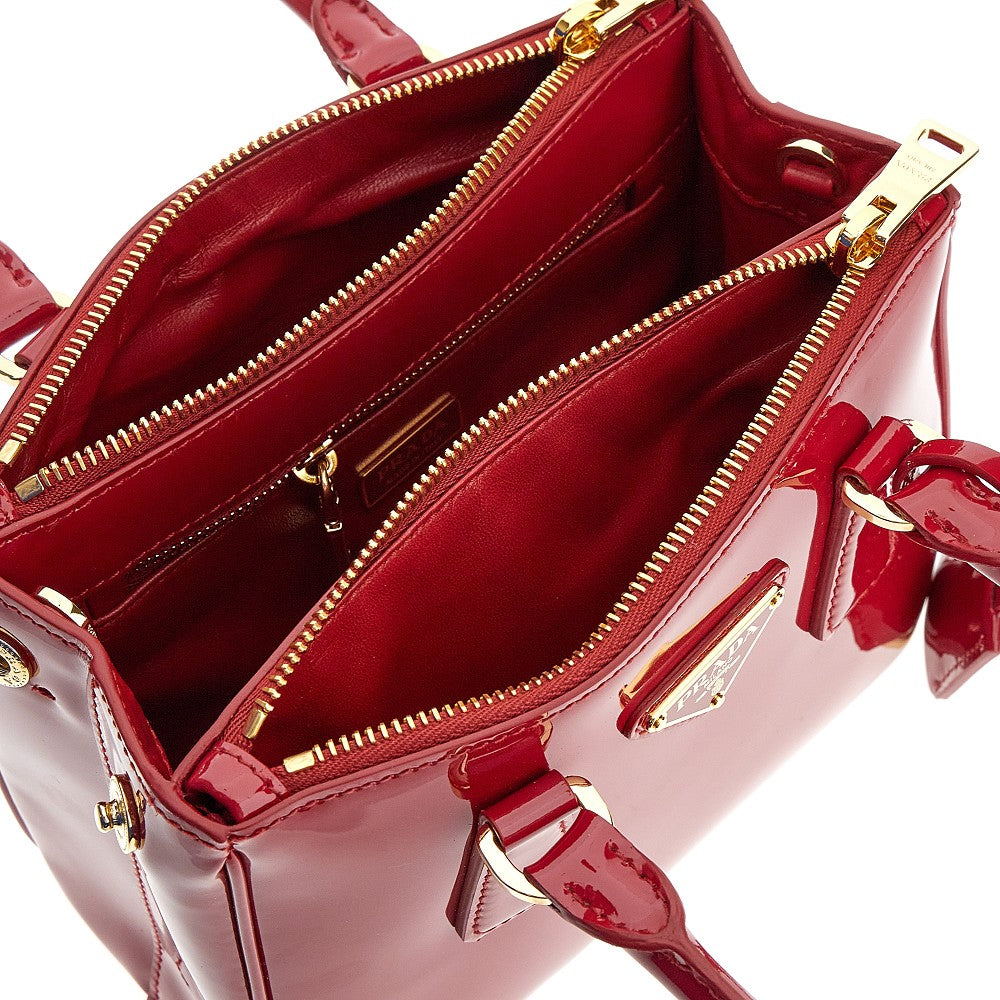Borsa 'Galleria' mini in vernice