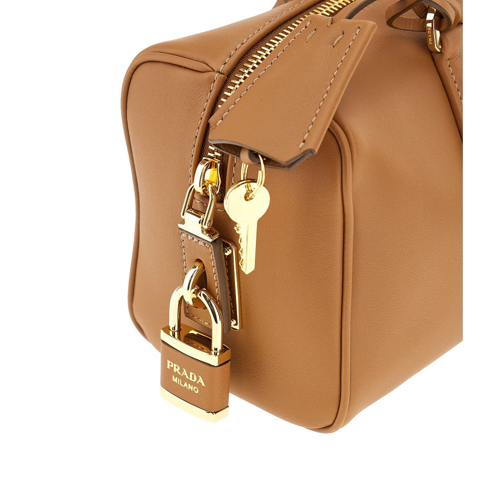 Borsa bauletto media in pelle