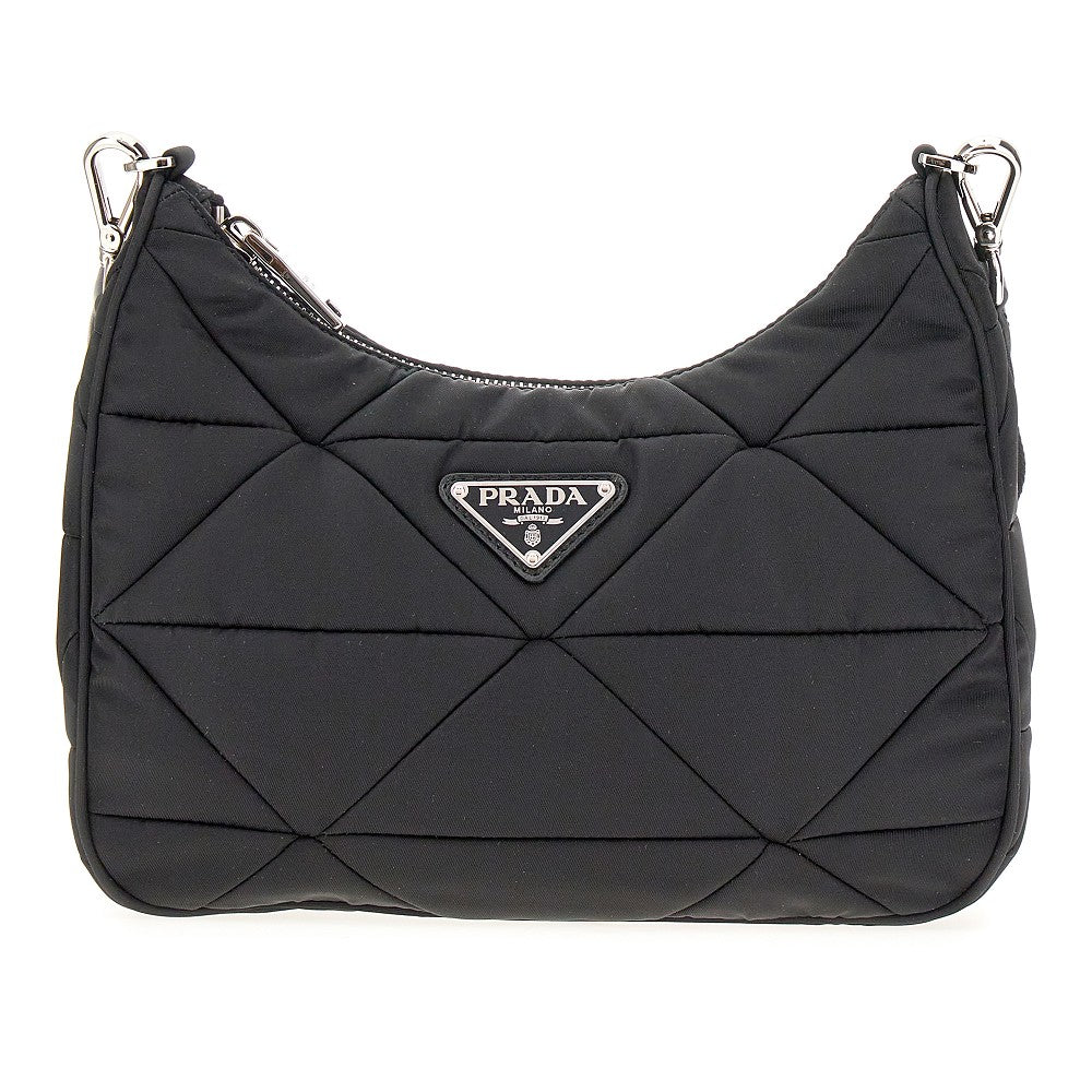 Quilted Re-Nylon crossbody bag