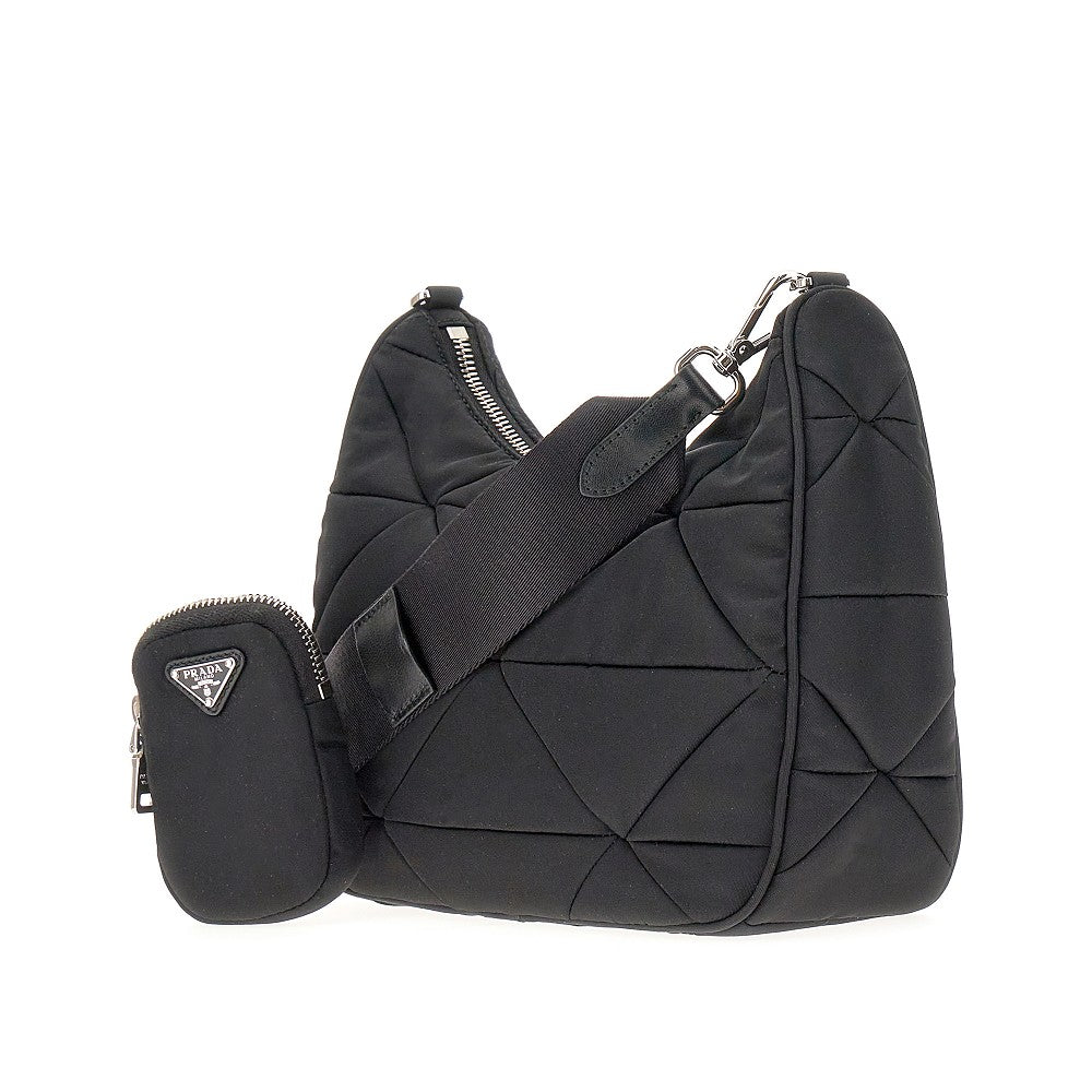Quilted Re-Nylon crossbody bag