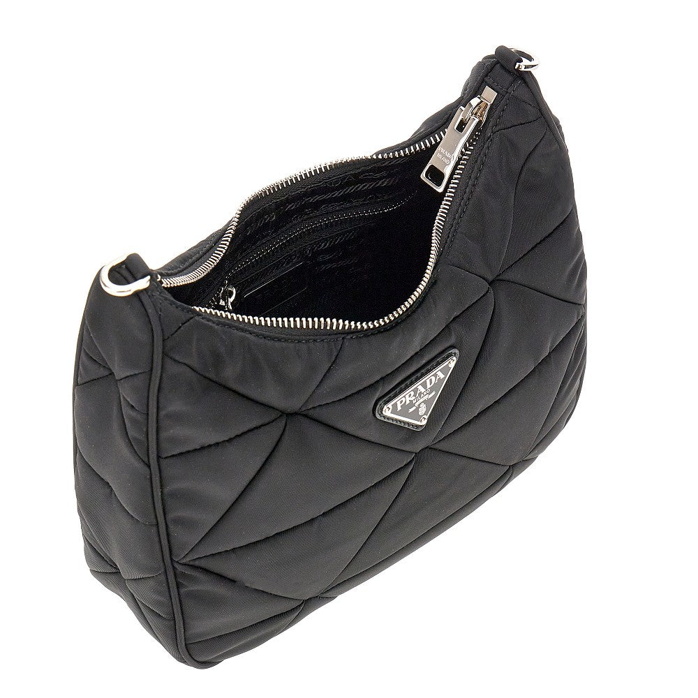 Quilted Re-Nylon crossbody bag