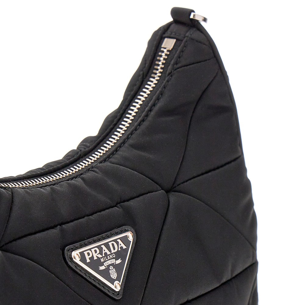Quilted Re-Nylon crossbody bag