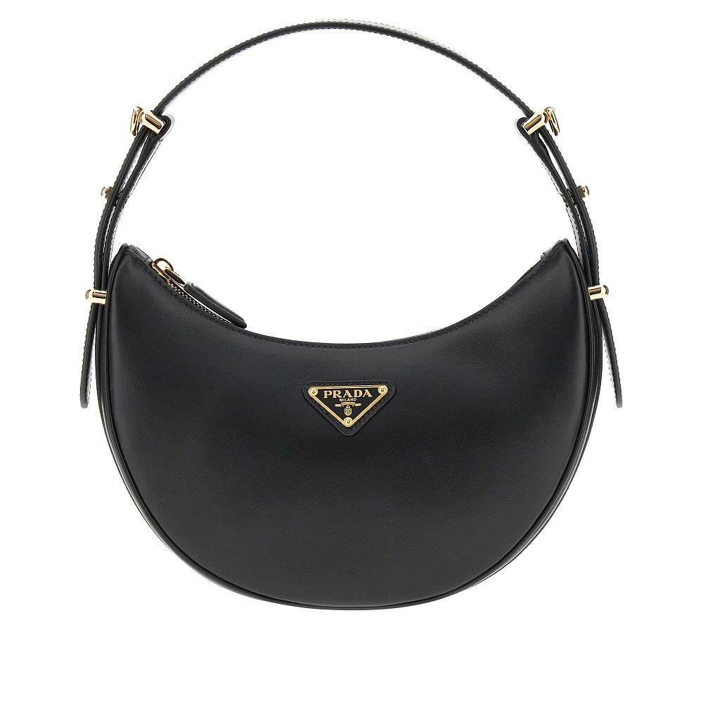 'Prada Arqué' leather shoulder bag