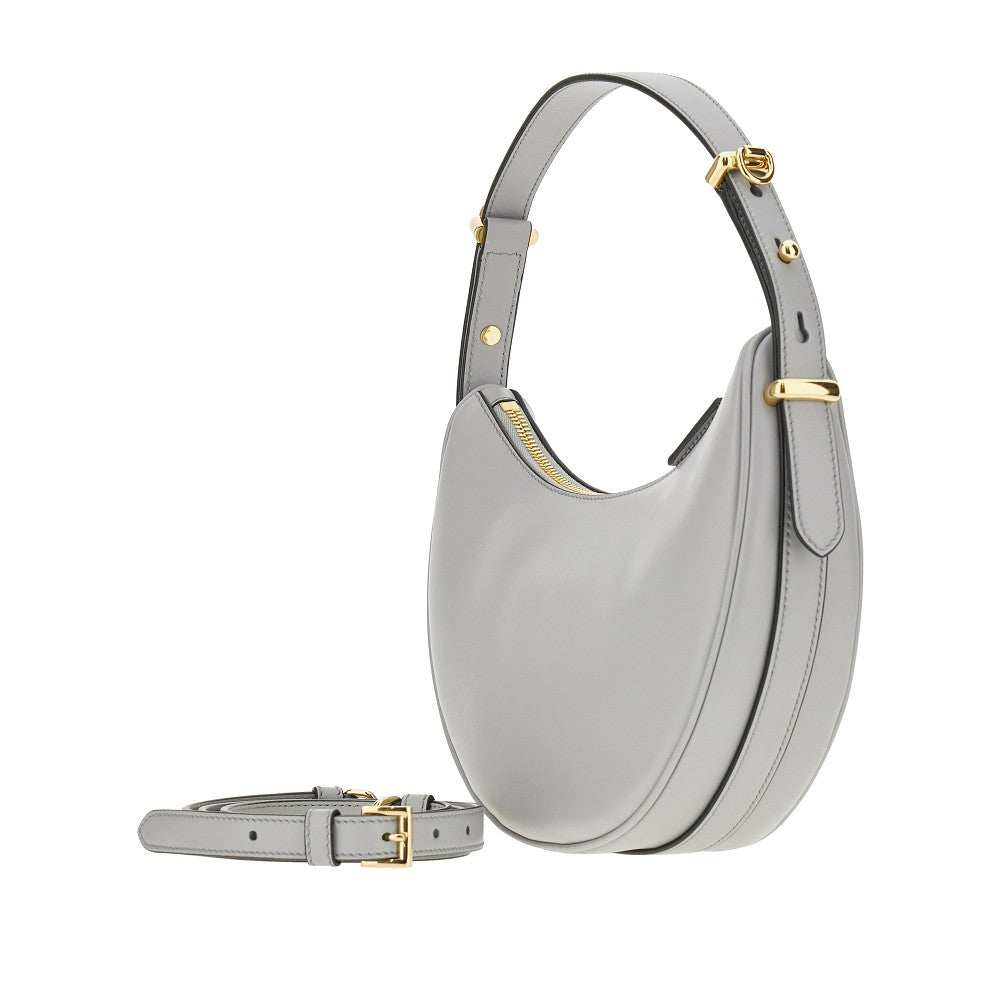 'Prada Arqué' leather shoulder bag