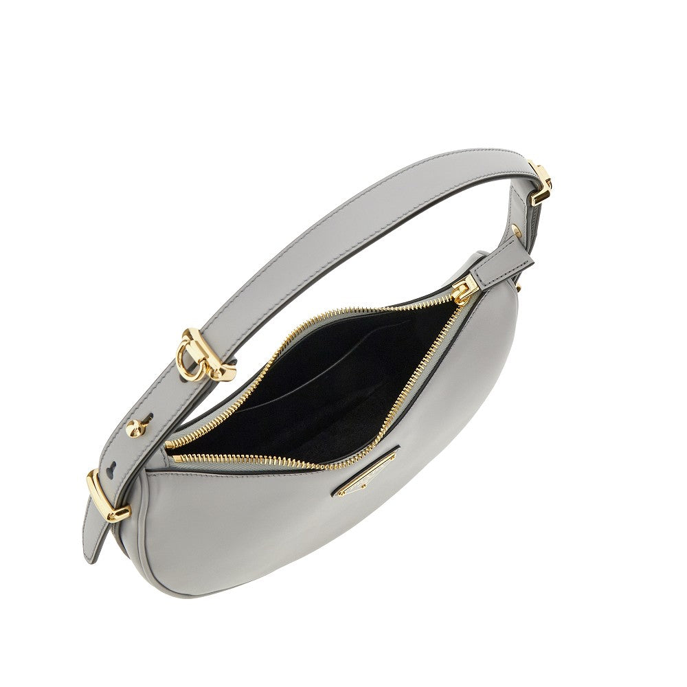 'Prada Arqué' leather shoulder bag
