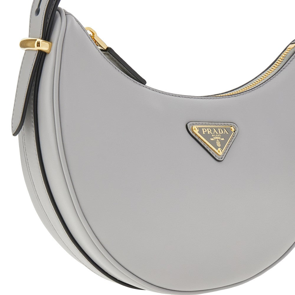 'Prada Arqué' leather shoulder bag